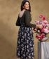 Two Tone Half Sleeve Dress